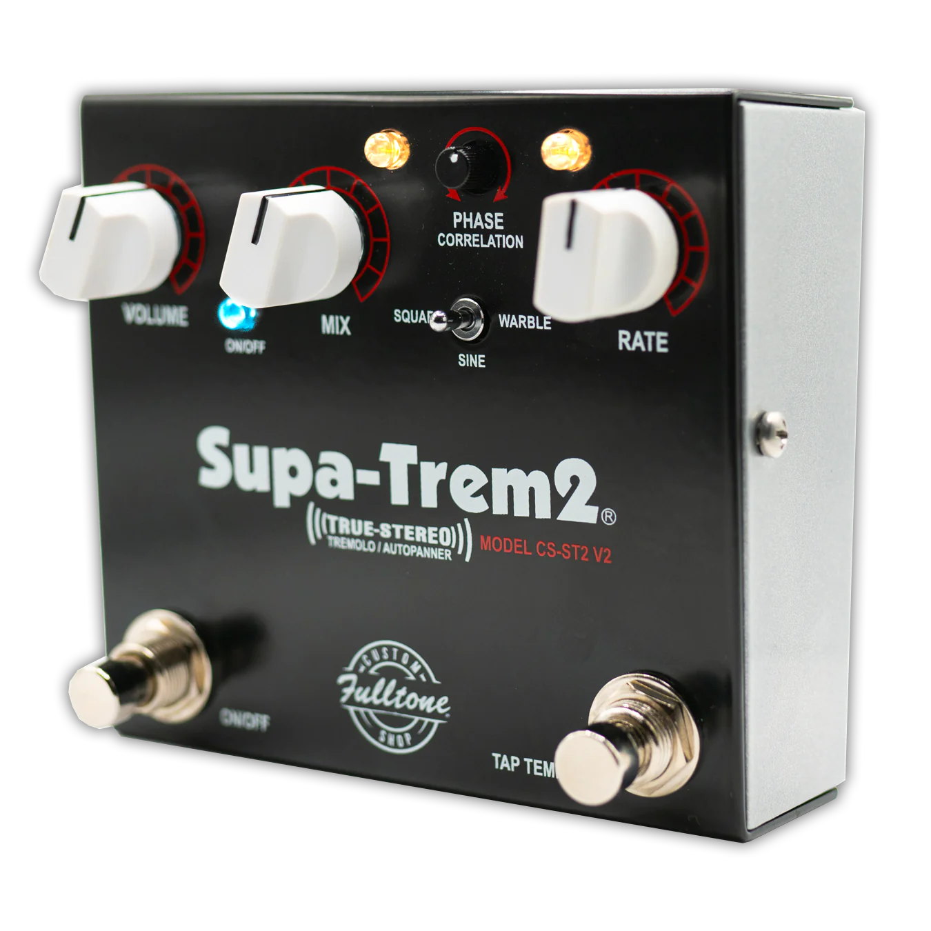 Fulltone CS ST2 Supa-Trem v2 Custom Shop Analog Stereo Pan / Tremolo Pedal