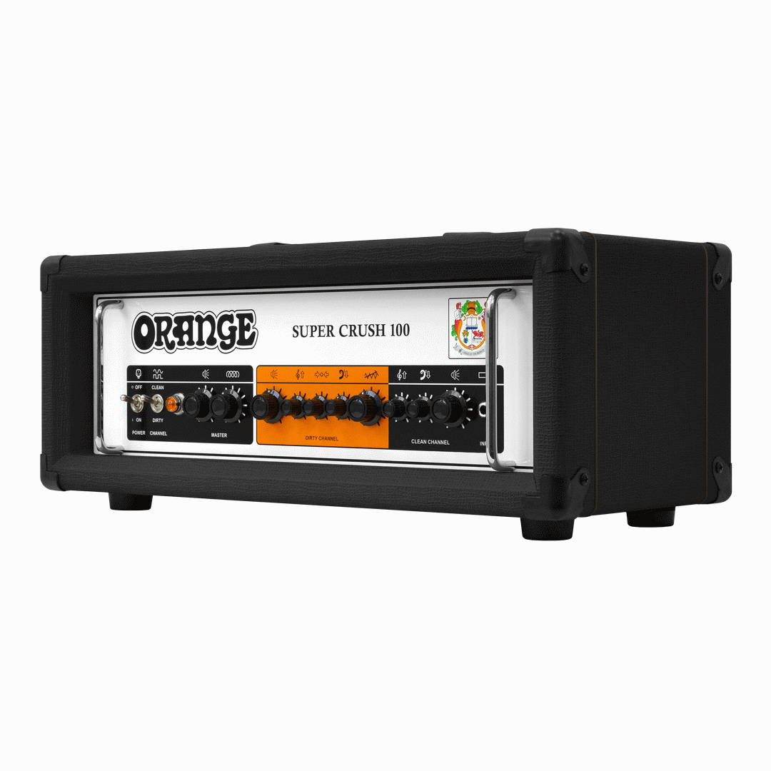 Orange Super Crush 100 Guitar Amp Head - Black