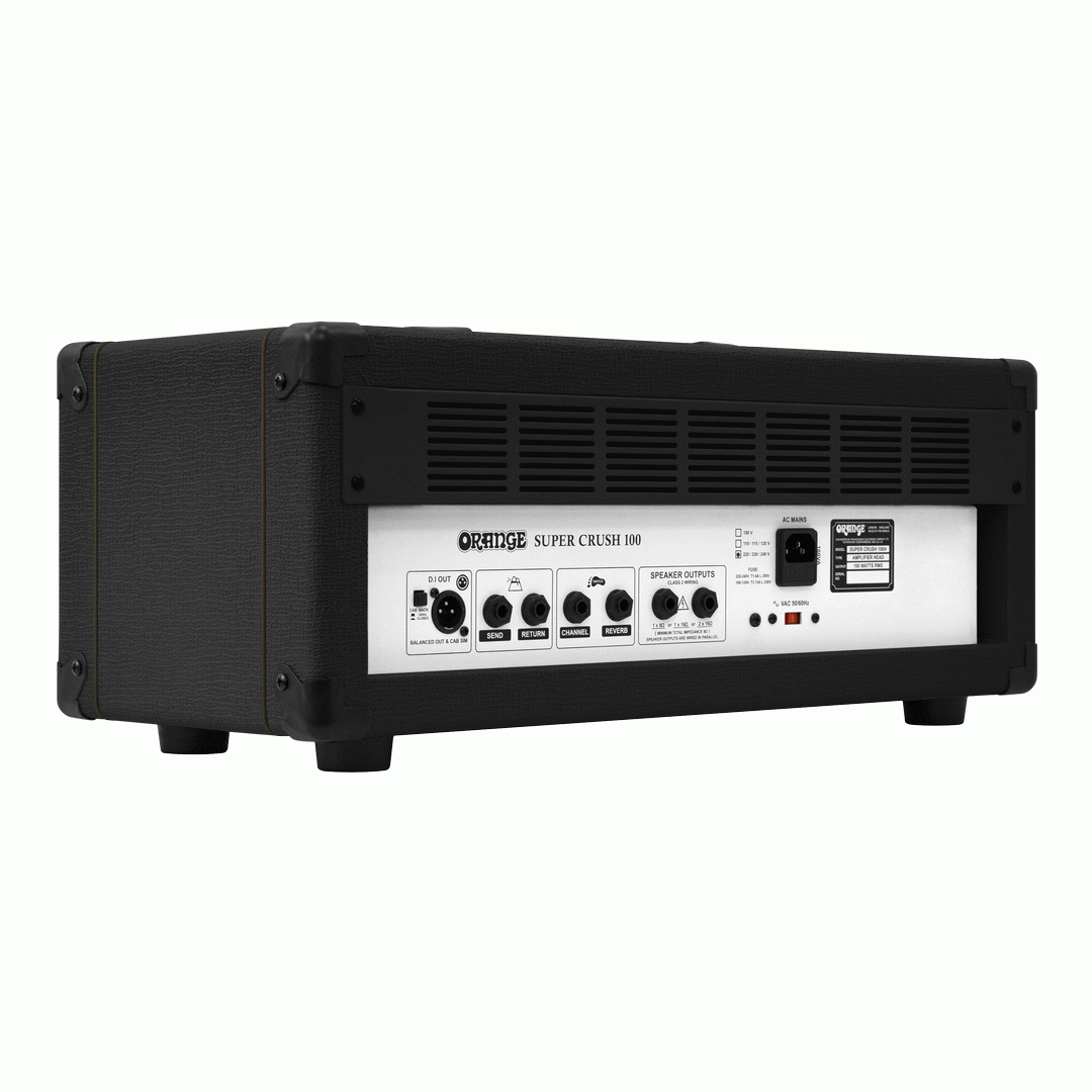 Orange Super Crush 100 Guitar Amp Head - Black