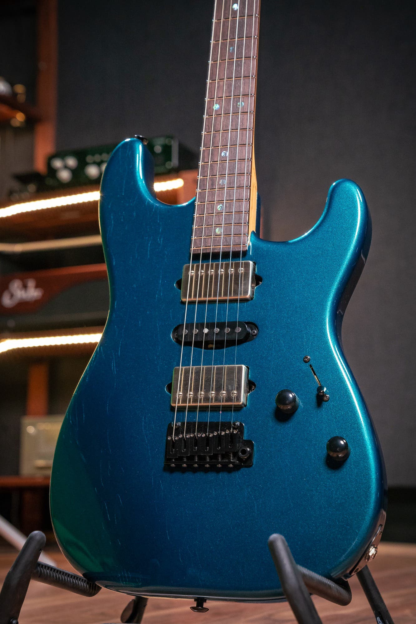 Suhr Classic S Custom HSH w/510 Trem - Ocean Turquoise (Matching Headstock)  - One Only
