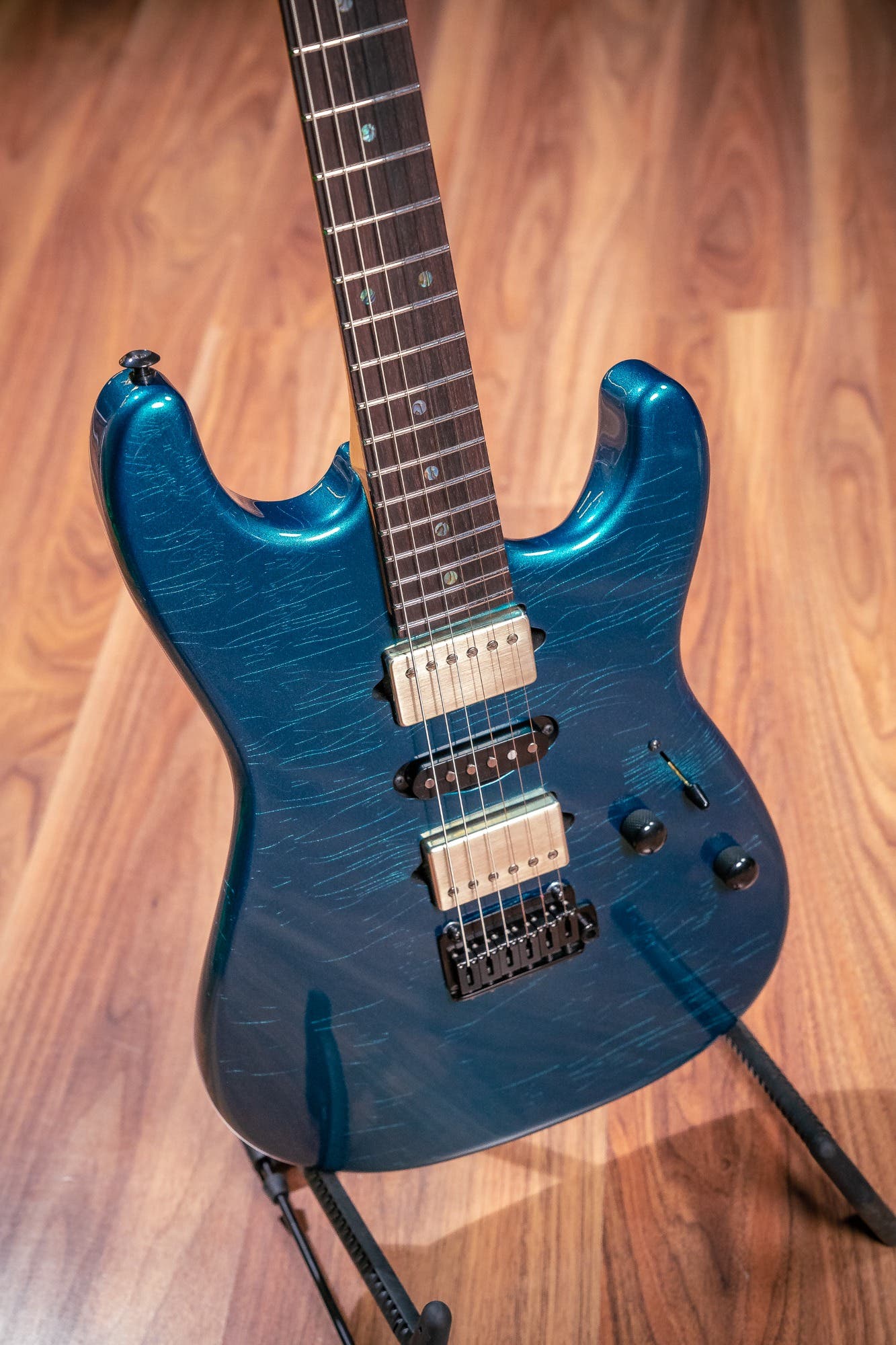 Suhr Classic S Custom HSH w/510 Trem - Ocean Turquoise (Matching Headstock)  - One Only