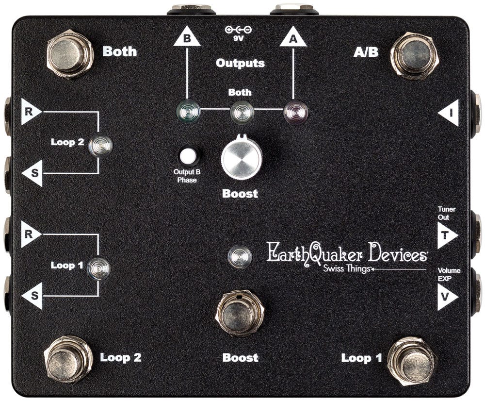 EarthQuaker Devices Swiss Things Pedalboard Reconciler