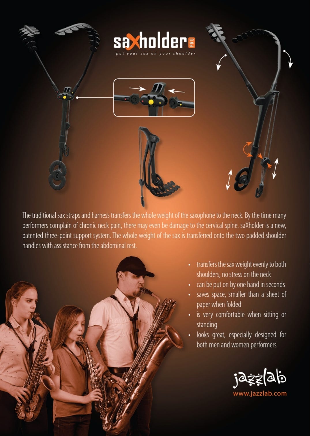 SAXHOLDER PRO (Med)