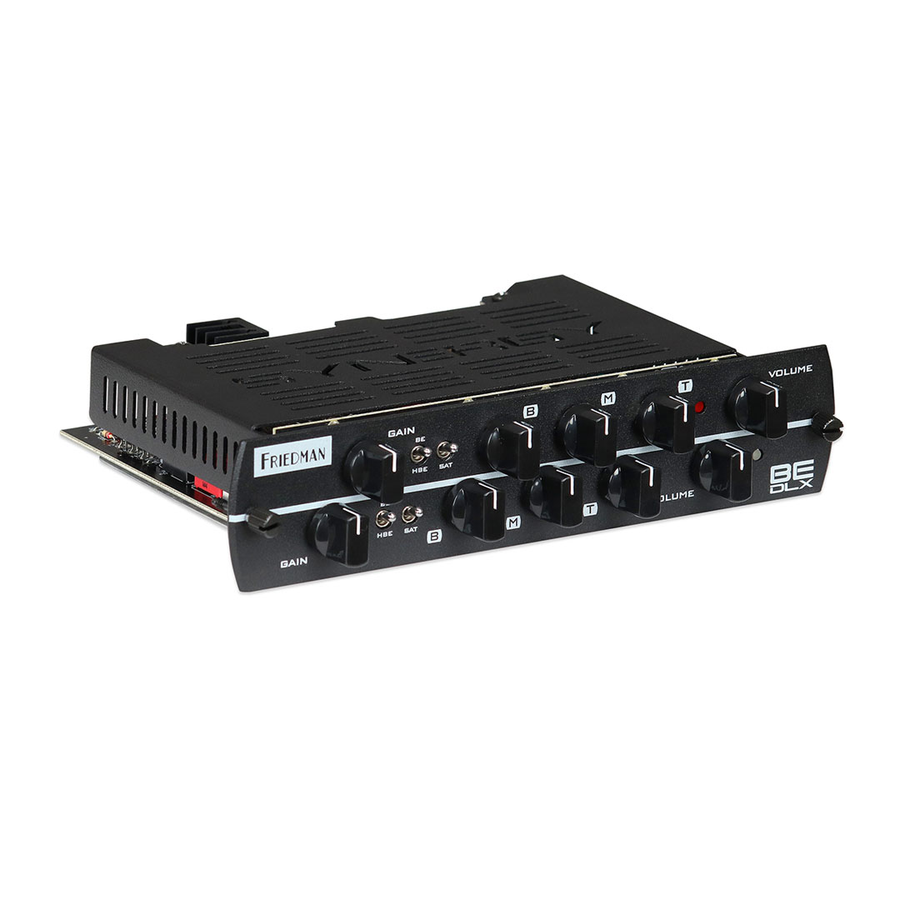 Synergy Friedman BE-DLX 2ch Tube Pre-Amp Module