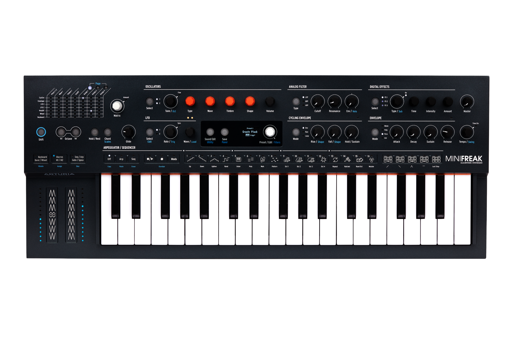 Arturia MiniFreak 6-Voice Polyphonic Hybrid Keyboard Synth