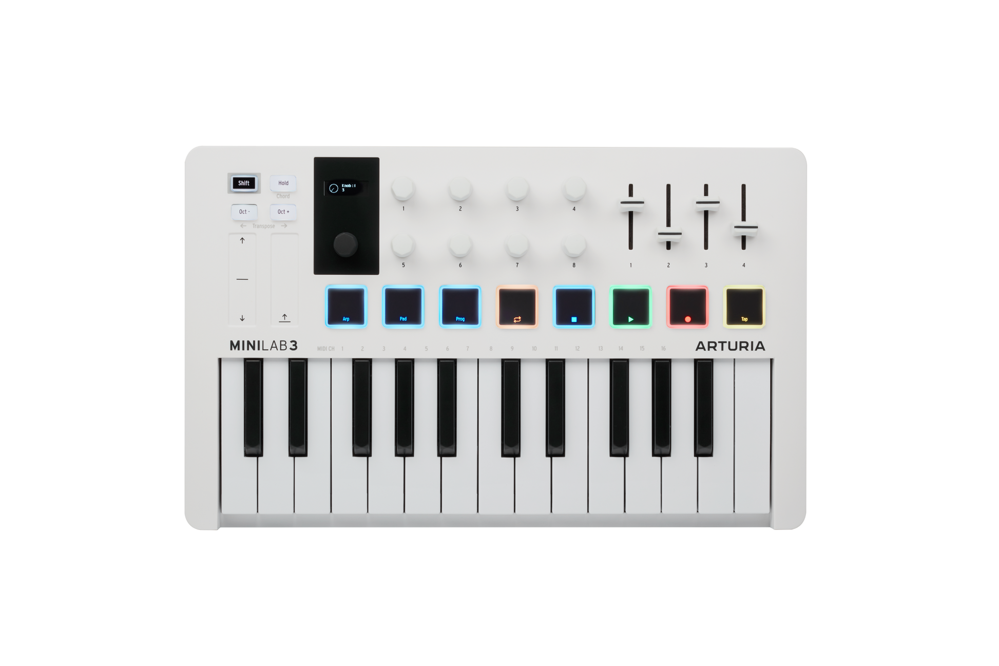 Arturia Minilab MK3 25-Note Controller Keyboard - White