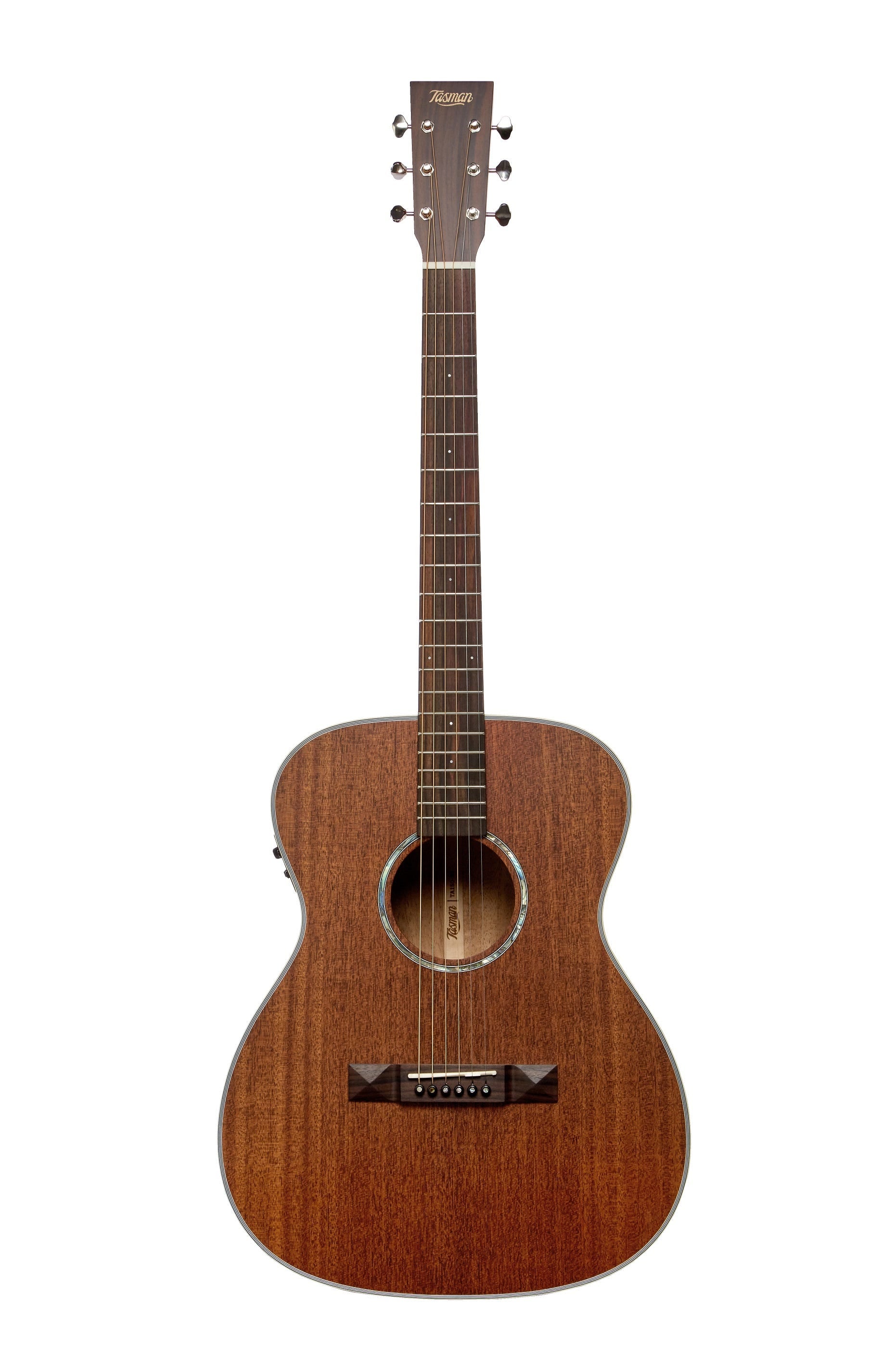 Tasman TA150O-E OM Acoustic Electric Guitar w/Case