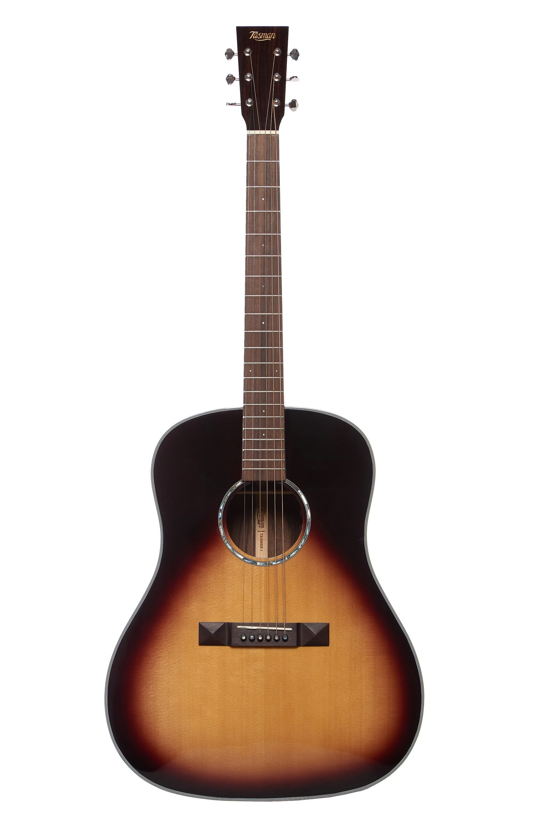 Tasman TA200D-EL Dreadnought Acoustic Electric Guitar w/Case - Left Handed