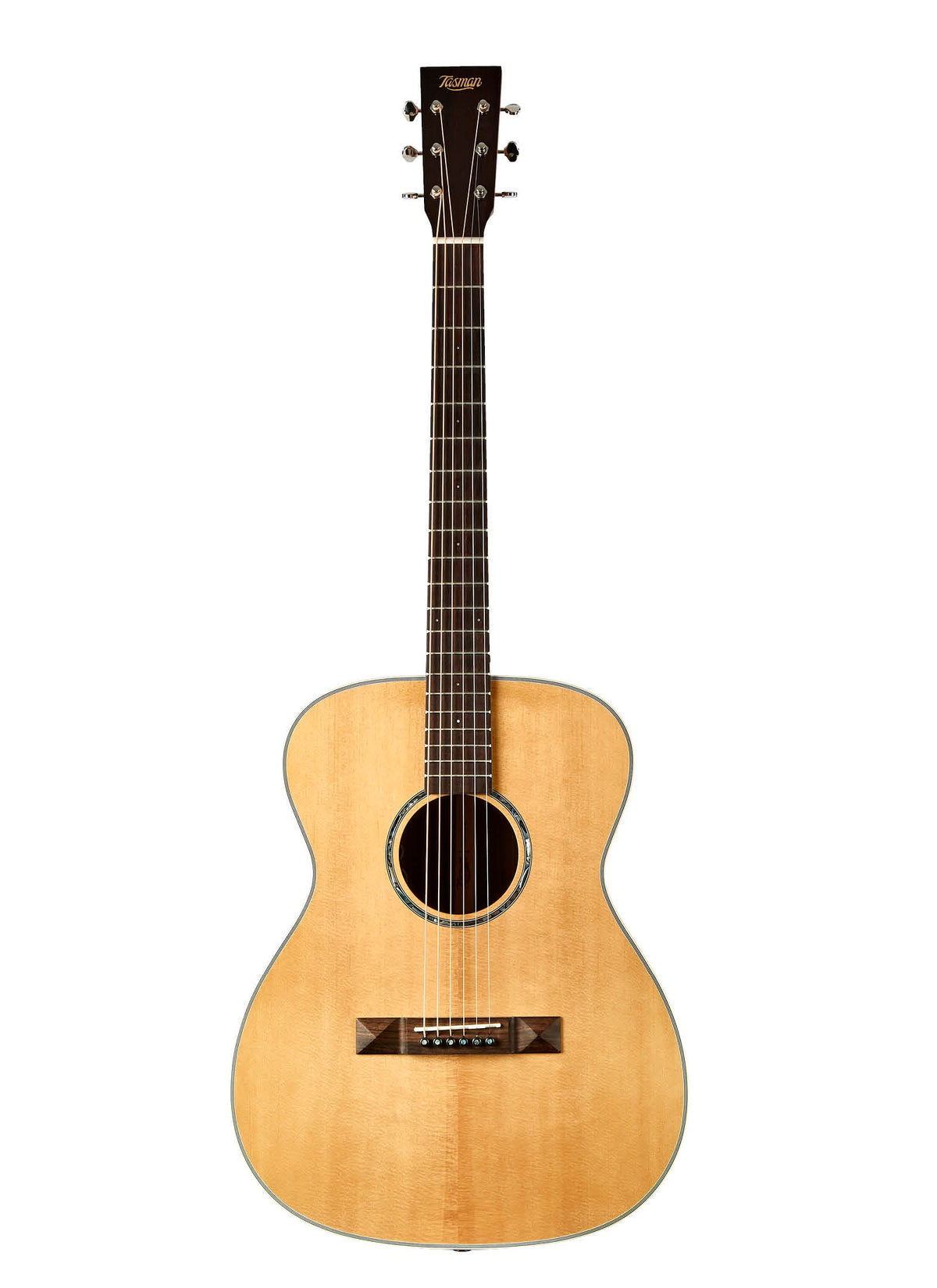 Tasman Captain TA200O-E OM Acoustic/Electric Guitar w/Case