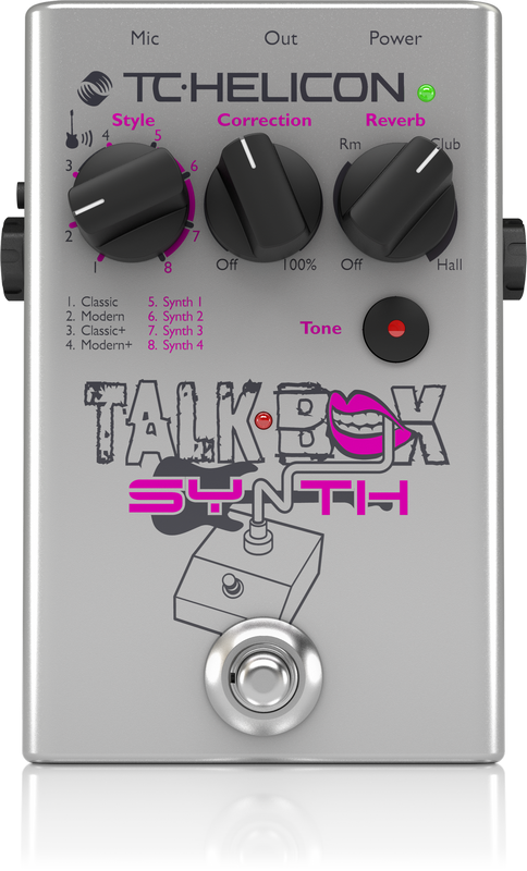 TC Helicon Talkbox Synth Guitar/Vocal Effect Pedal