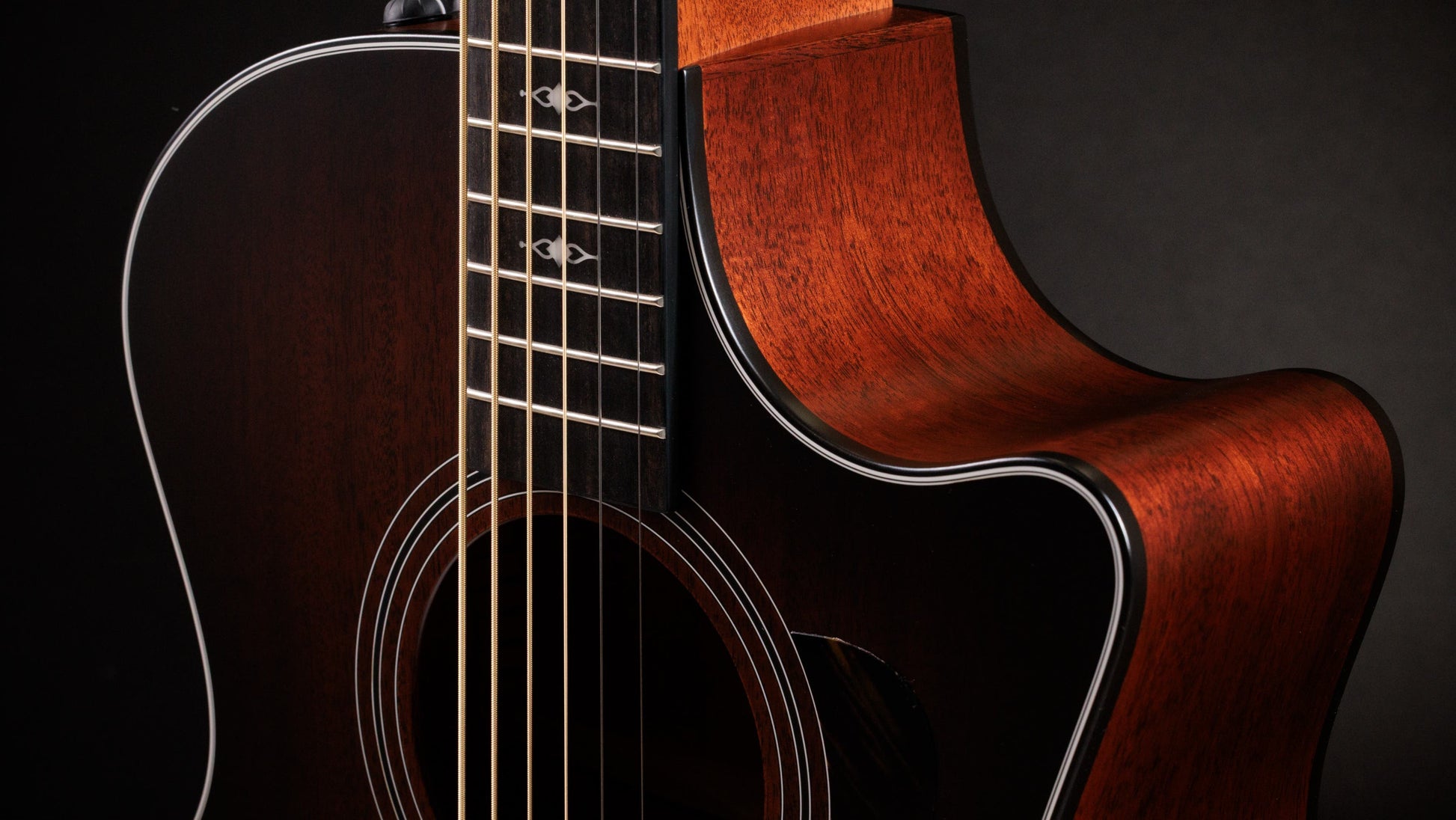 Taylor 324ce Baritone-6 LTD Acoustic Electric Guitar - Mahogany - ONE ONLY!