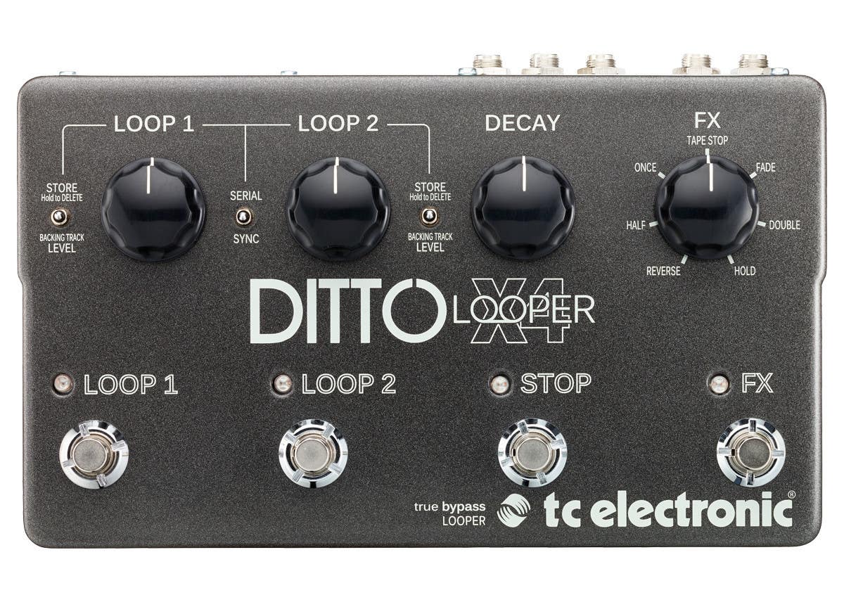 TC Electronic Ditto X4 Looper Pedal (TC-DITTO-X4)