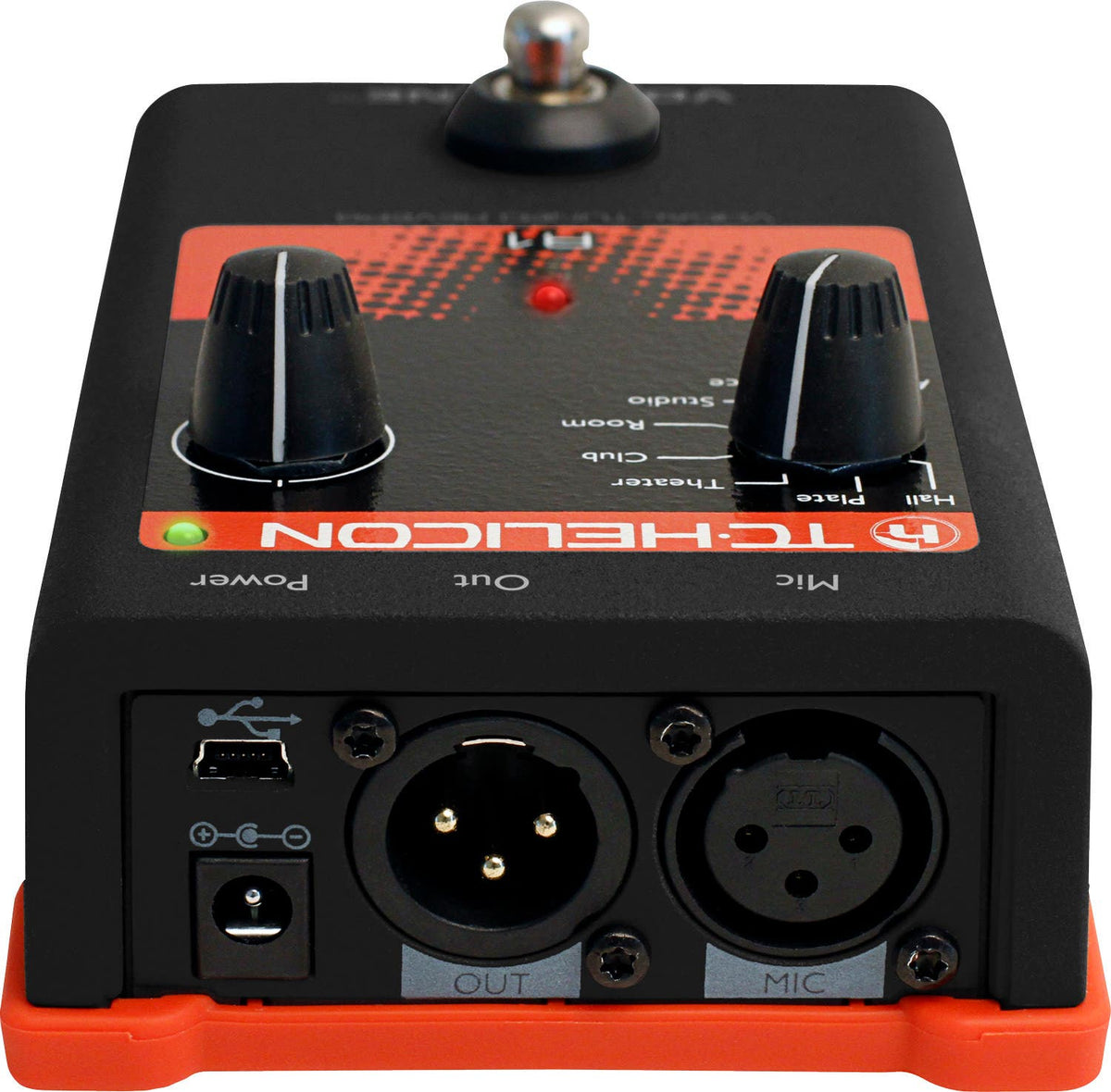 TC Helicon VoiceTone R1 Vocal Tuned Reverb Pedal