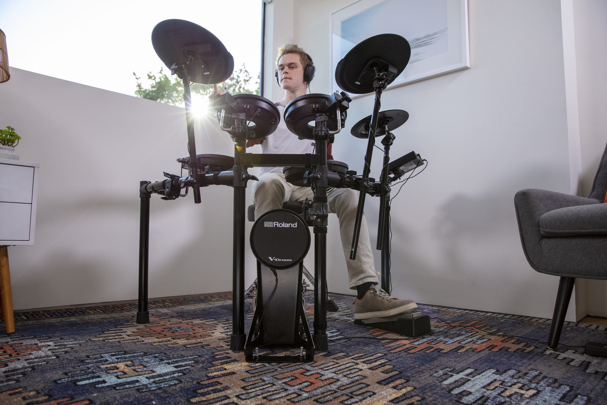 Roland TD-07KV V-Drum Electronic Drum Kit w/Bluetooth