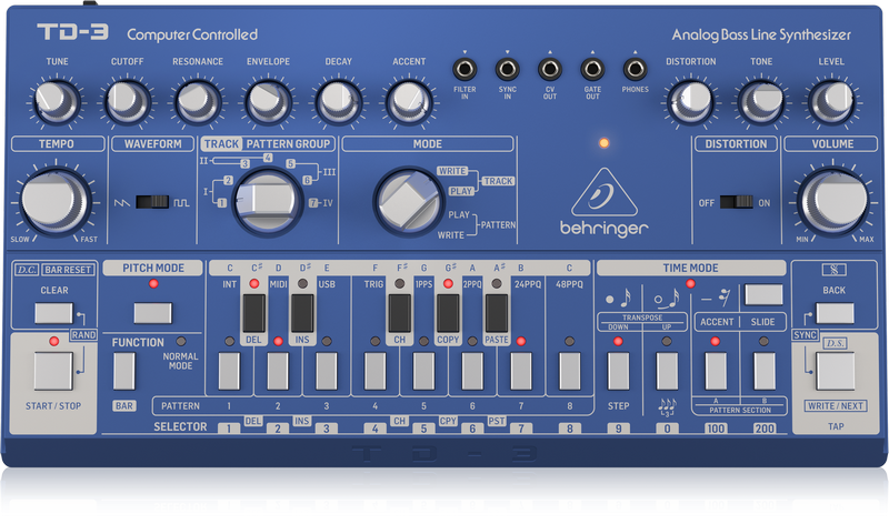 Behinger TD-3-BU Analog Bass Line Synthesizer