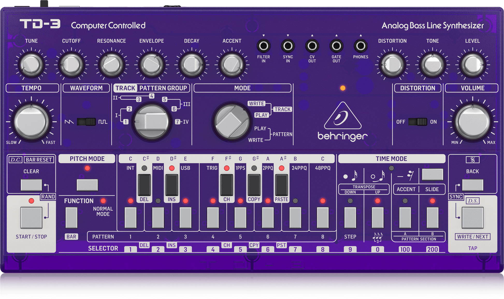 Behringer TD-3-GP Analog Bass Line Synthesizer