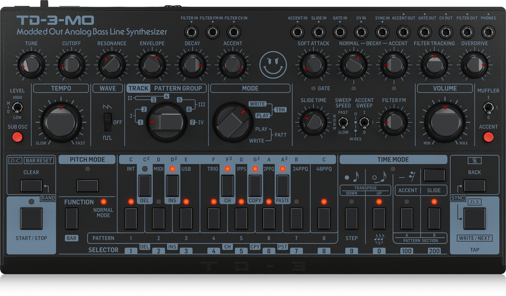 Behringer TD-3-MO-BK Modded Out Analog Bass Synth