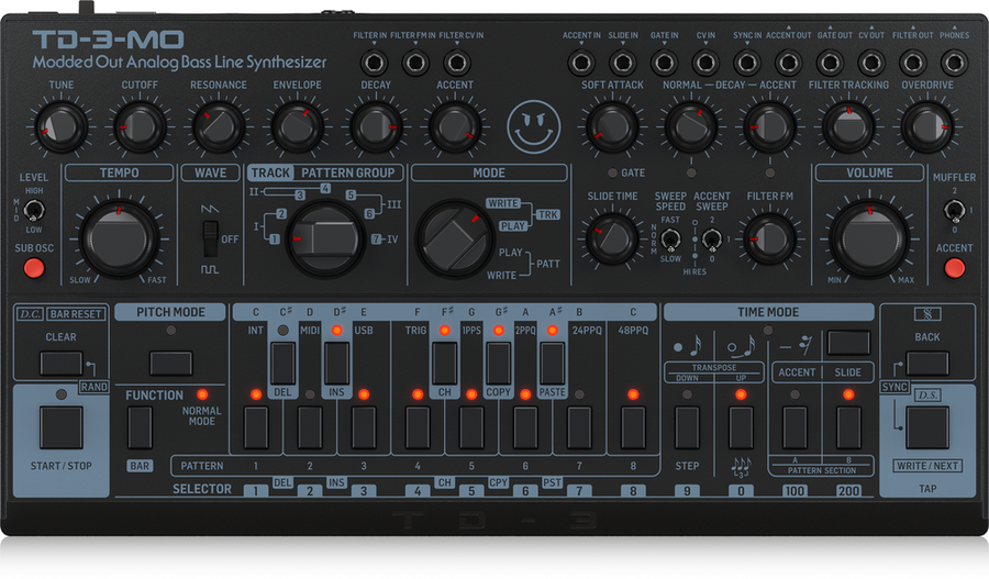Behringer TD-3-MO-BK Modded Out Analog Bass Synth