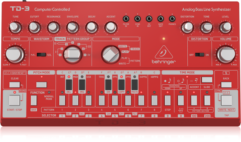 Behinger TD-3-RD Analog Bass Line Synthesizer