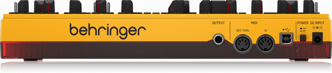 Behringer TD-3-MO-SR Modded Out Analog Bass Synth - Yellow
