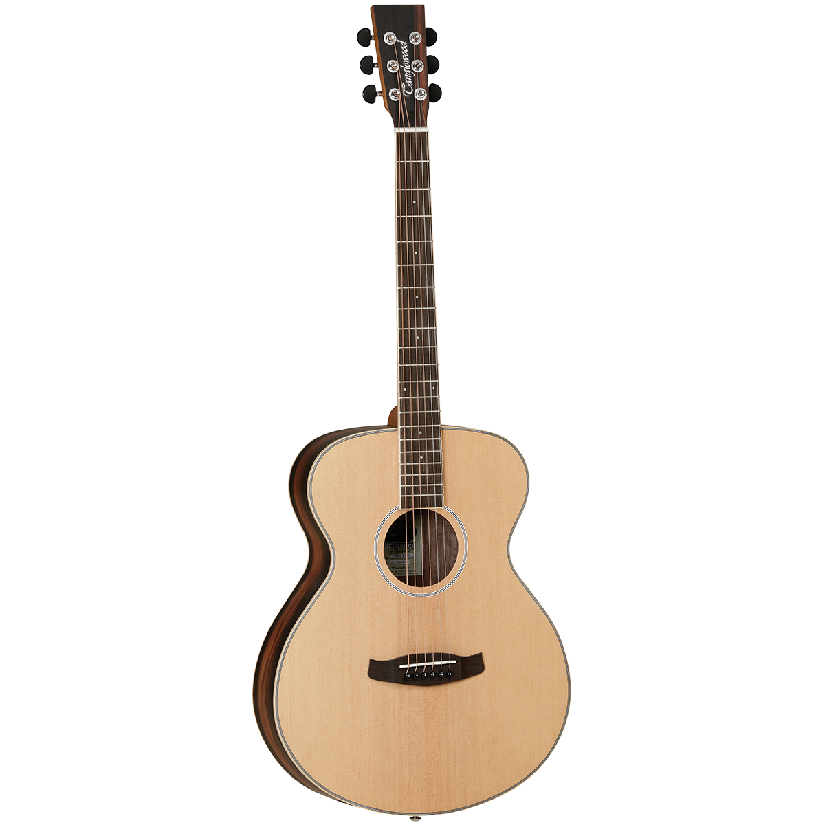 Tanglewood TDBTFEB Discovery Exotic Folk Acoustic Guitar - Spruce/Ebony