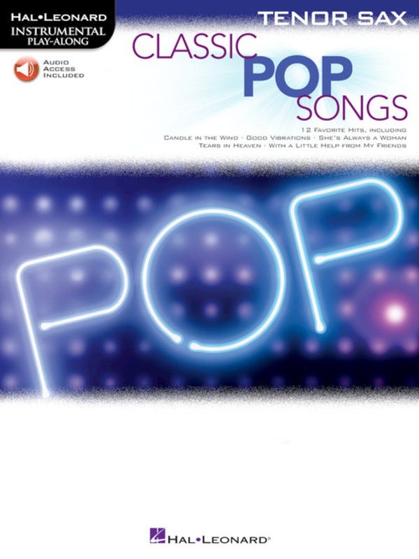 Classic Pop Songs For Tenor Sax Bk/Ola
