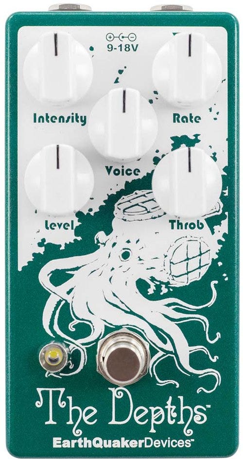 EarthQuaker Devices The Depths v2 Optical Vibe Pedal