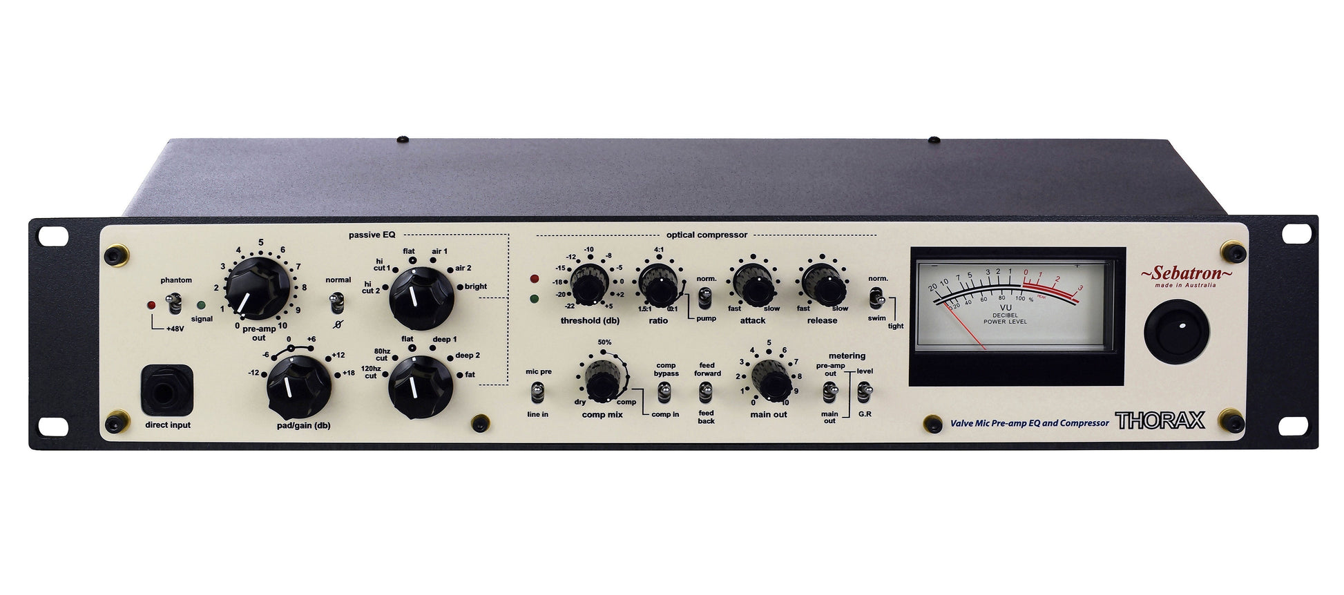 Sebatron THORAX Valve Microphone Preamp w/Compressor