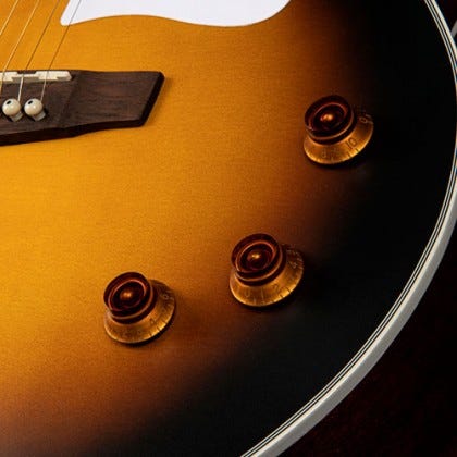 Cort CJ-Retro Jumbo Acoustic Electric Guitar - Vintage Sunburst Matte