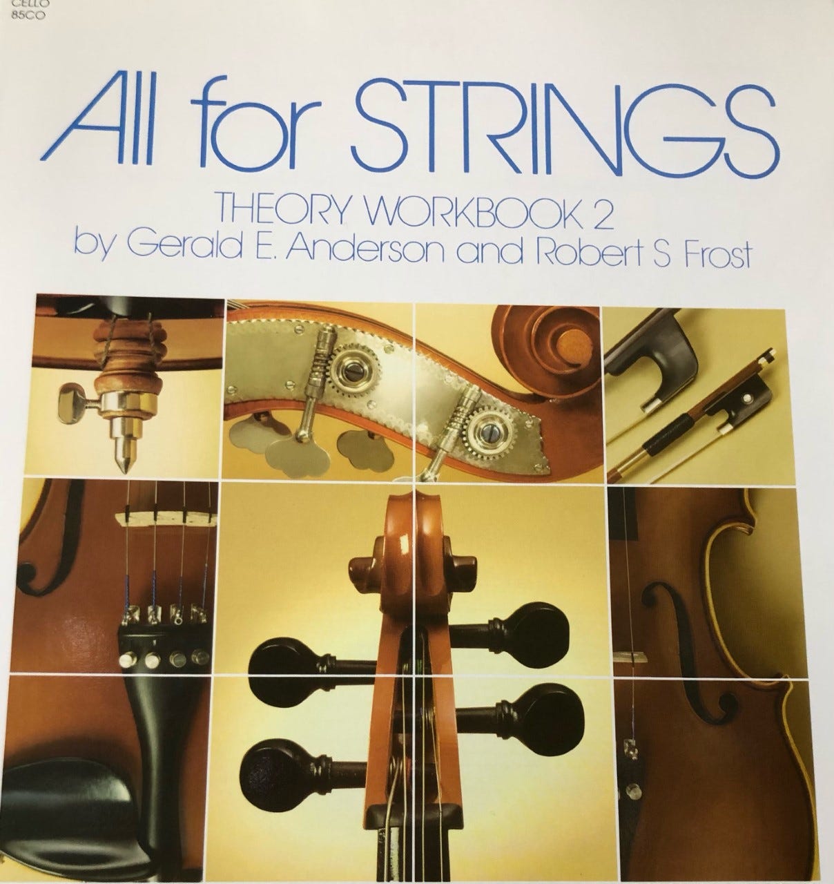 All For Strings Theory Workbook 2 Cello