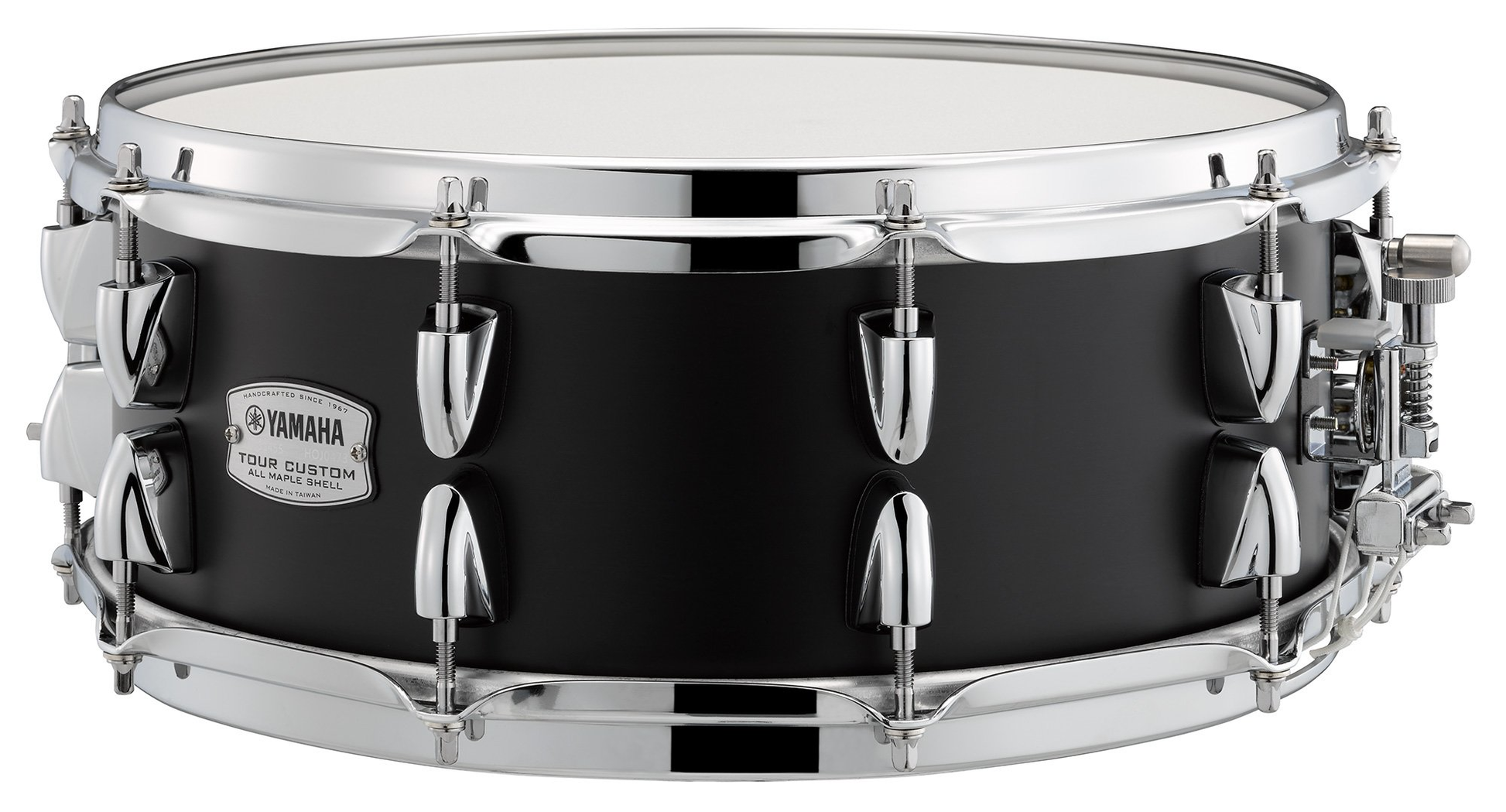 Yamaha TMS1455 Tour Custom 14x5.5" Maple Snare Drum - Licorice Satin