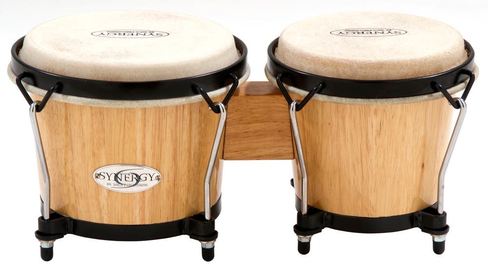 Toca Synergy 06/06.75 Inch Bongos - Natural Wood