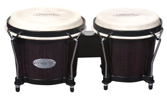 Toca Synergy 06/06.75 Inch Bongos - Transparent Black
