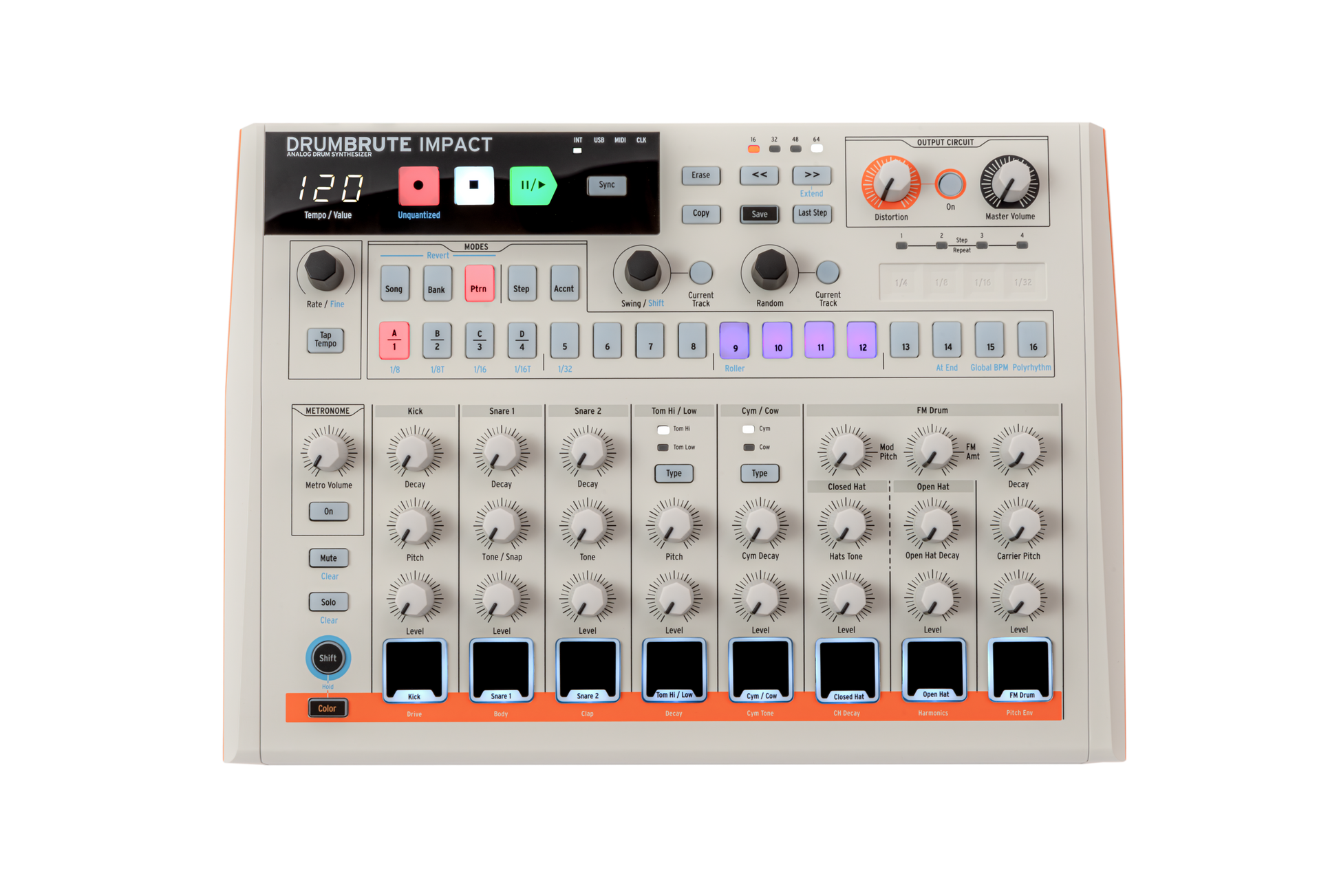 Arturia DrumBrute Impact 1984 Drum Machine - Limited Edition