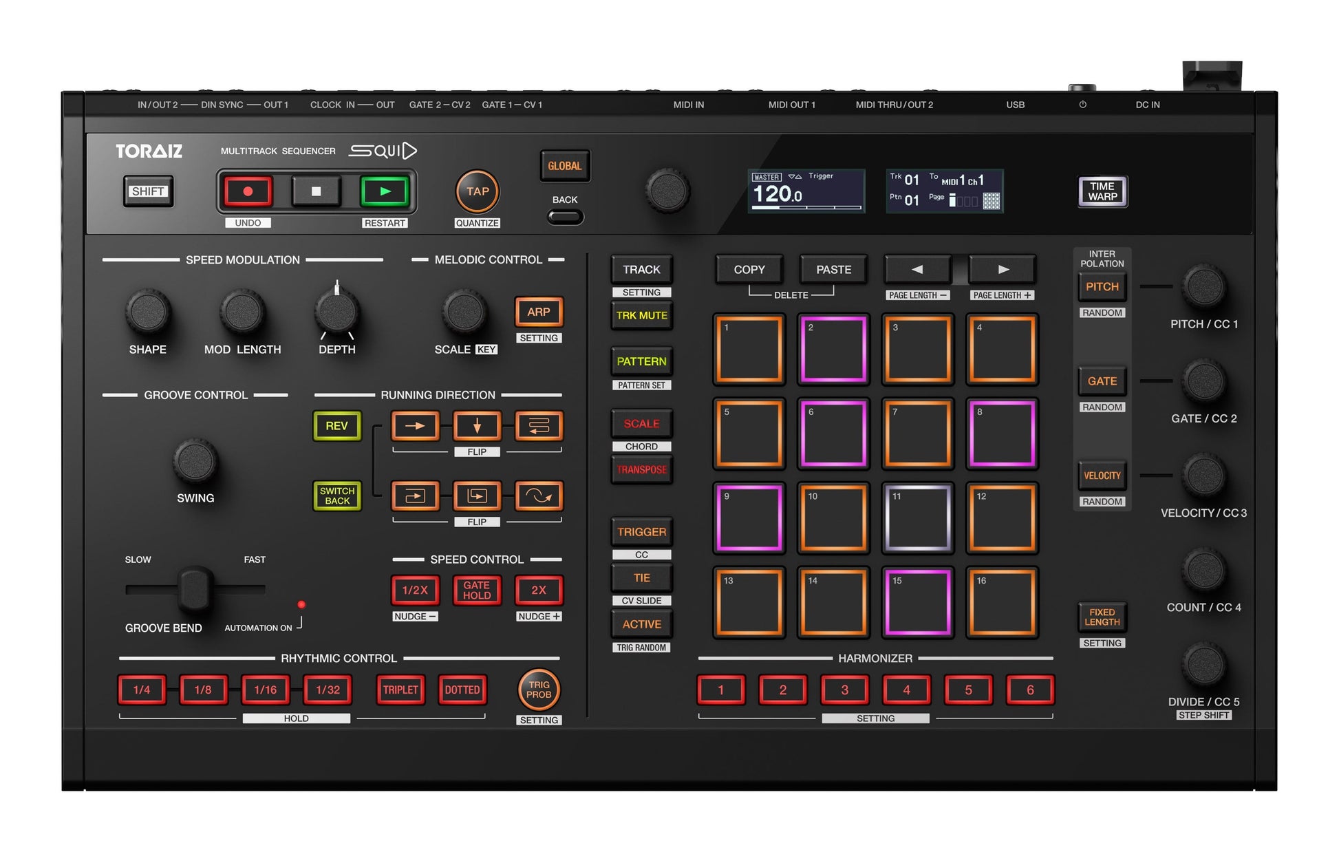 Pioneer TORAIZ SQUID Multitrack sequencer