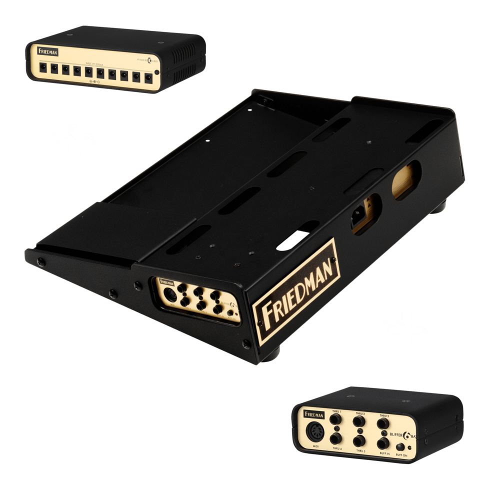 Friedman TOURPRO 1317 PLATINUM Pedalboard w/Power Supply and Buffer Bay