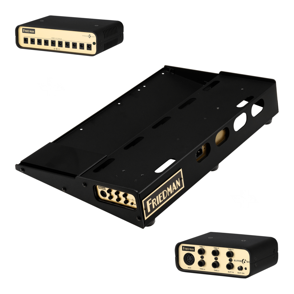 Friedman TOURPRO 1524 PLATINUM Pedalboard w/Power Supply and Buffer Bay