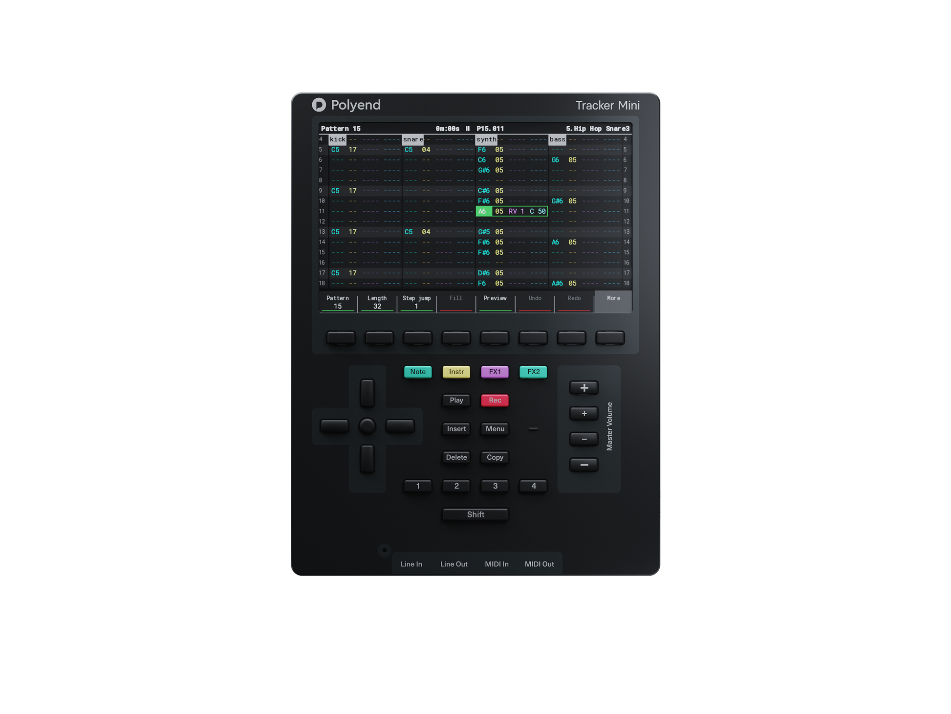 Polyend TRACKER MINI Portable Audio Workstation