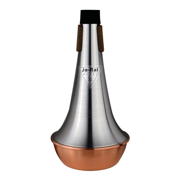 Jo-Ral Bass Trombone Mute - Copper Bottom Straight JRTRB4C