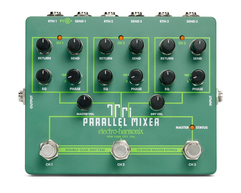 Electro Harmonix Tri Parallel Mixer Effects Loop Mixer/Switcher