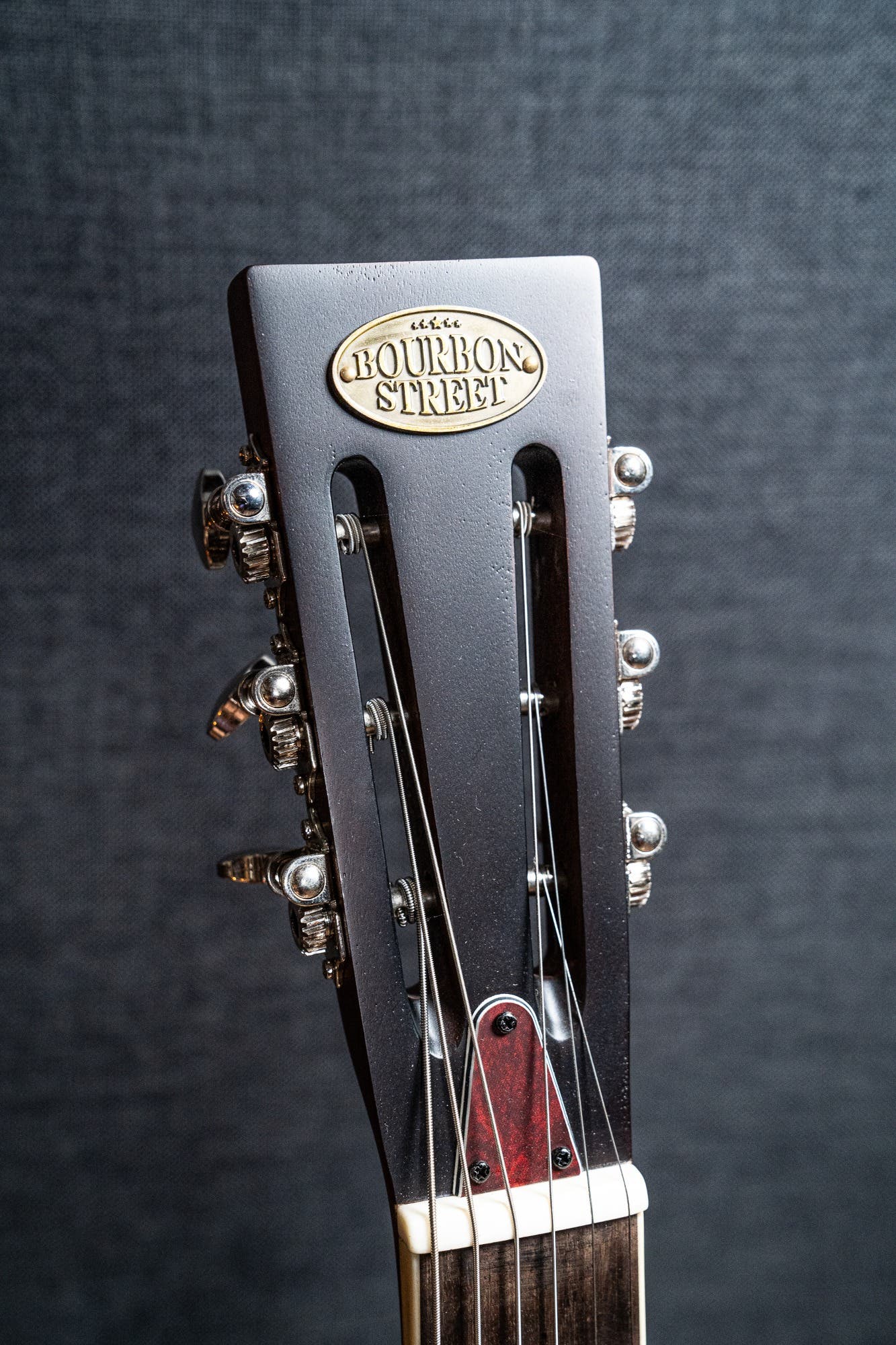 Bourbon Street Tri-Cone Resonator w/Cutaway - Chrysanthemum Etched Pattern (BSR-3C-NC-EN)