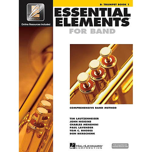 essential elements for band book 1 trumpet  (HAL LEONARD)