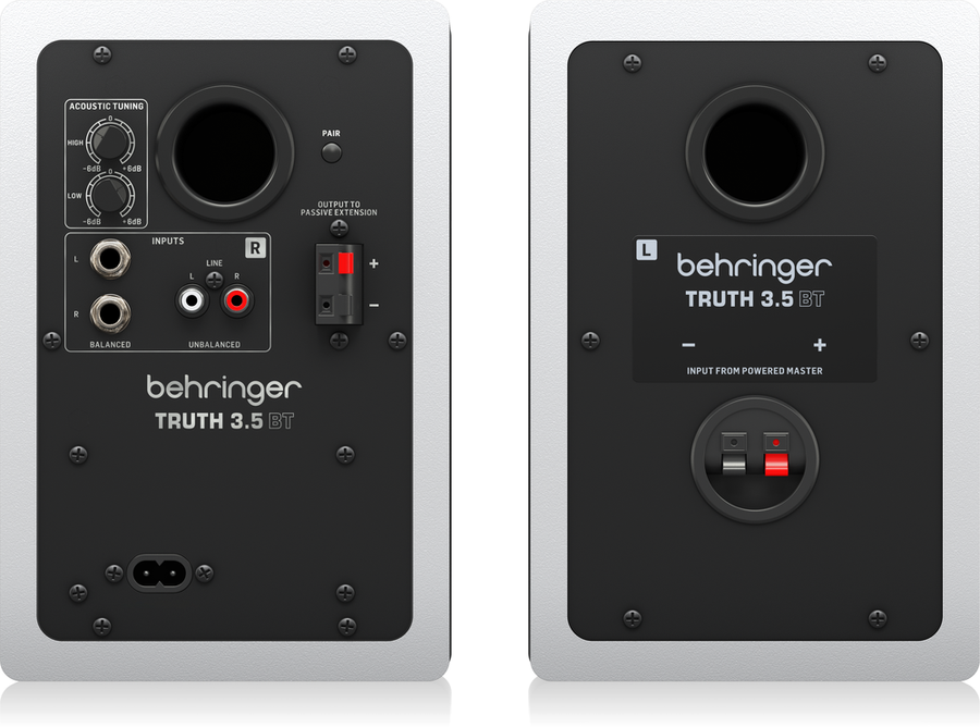 Behringer TRUTH 3.5 BT White Studio Monitors (Pair)