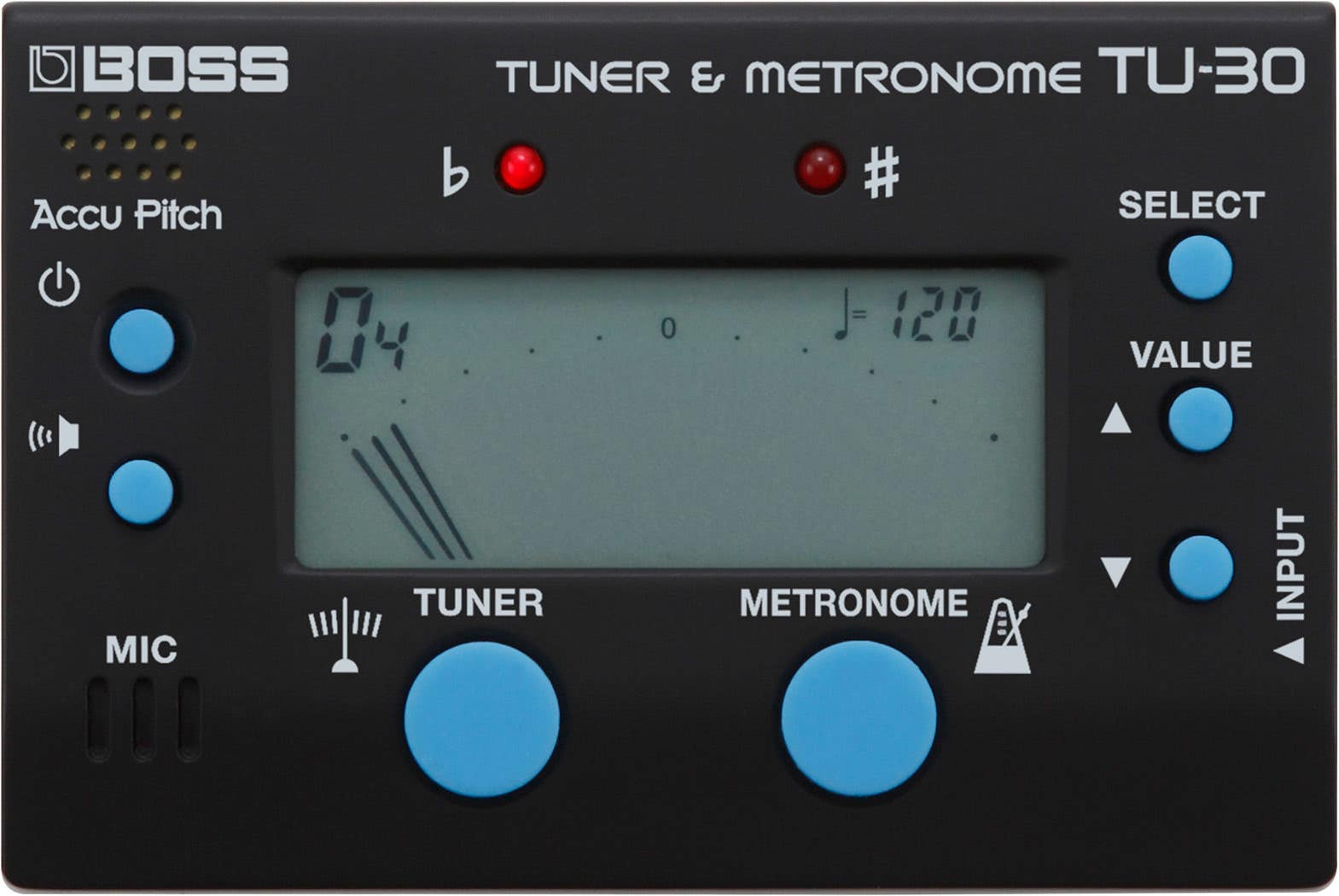 Boss TU-30 Tuner & Metronome (TU30)