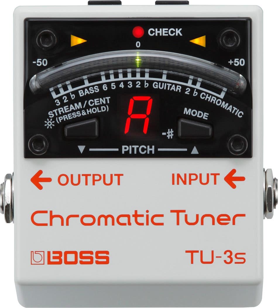 Boss TU-3S Small Footprint Chromatic Tuner (TU3S)v