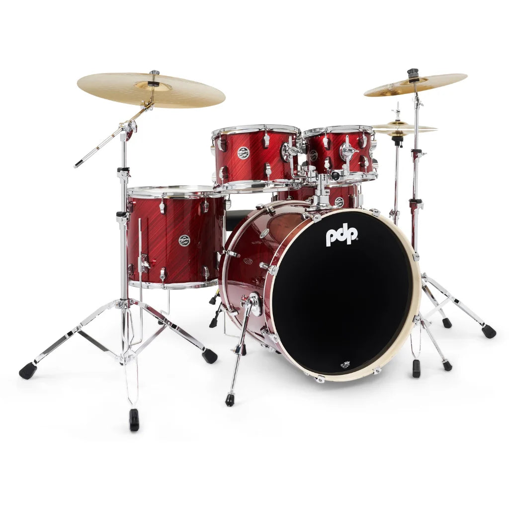 PDP Mainstage 5pc Drum Kit w/HW + Cymbals - TW Cherry