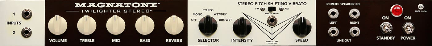 Magnatone Twilighter 2x12 STEREO Combo - Brown