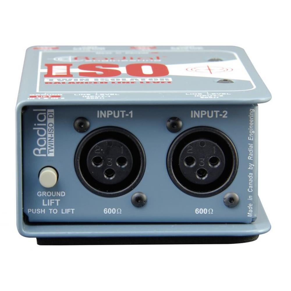 Radial Twin-Iso Passive 2ch Balanced Line Level Isolator