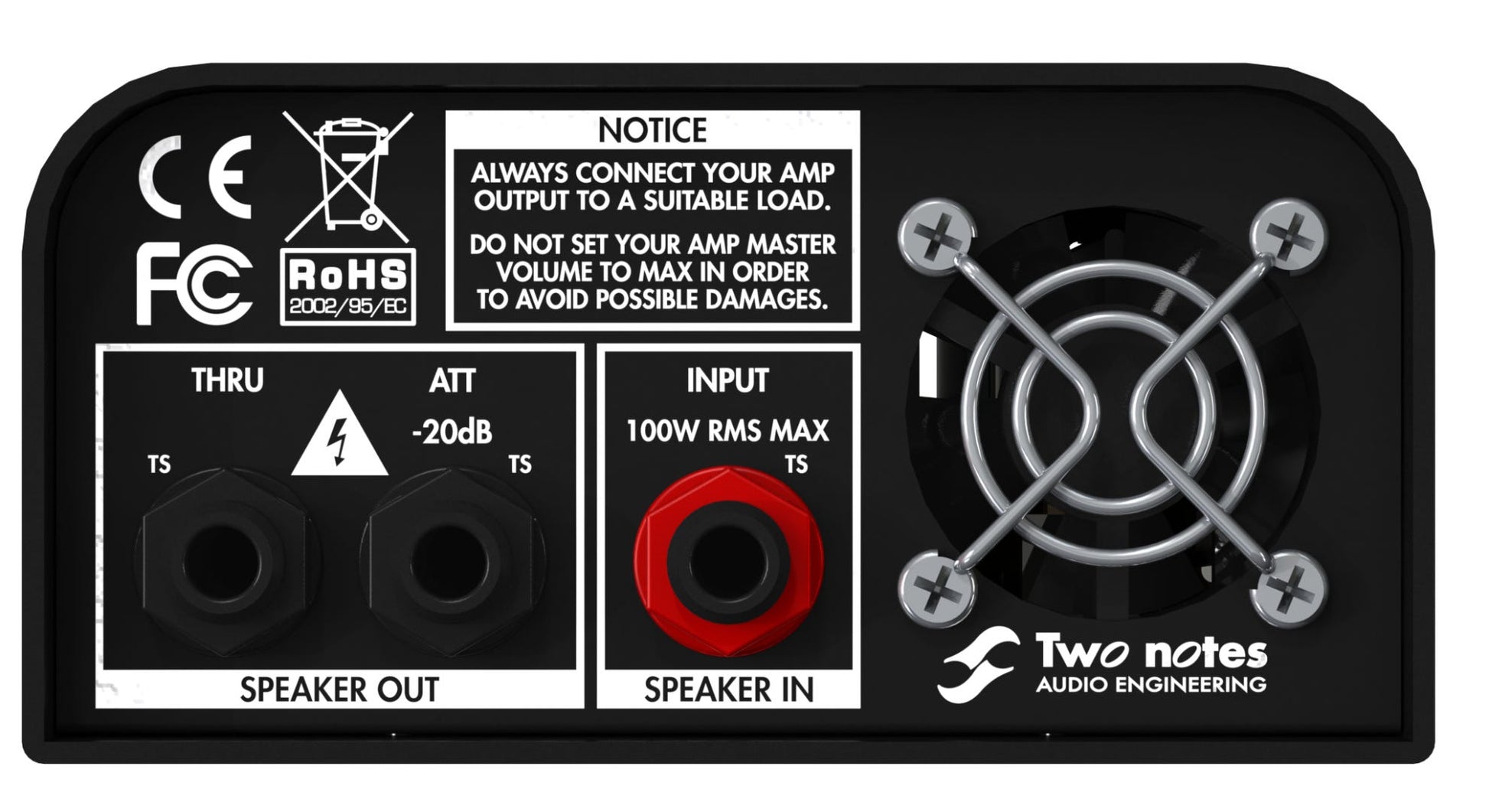 Two Notes Torpedo Captor Compact Loadbox and Amp DI - 4 ohm