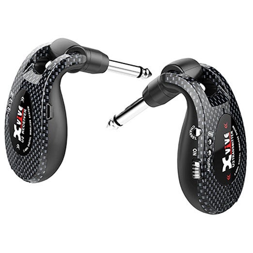 XVIVE U2 2.4GHZ Wireless Guitar System - Carbon